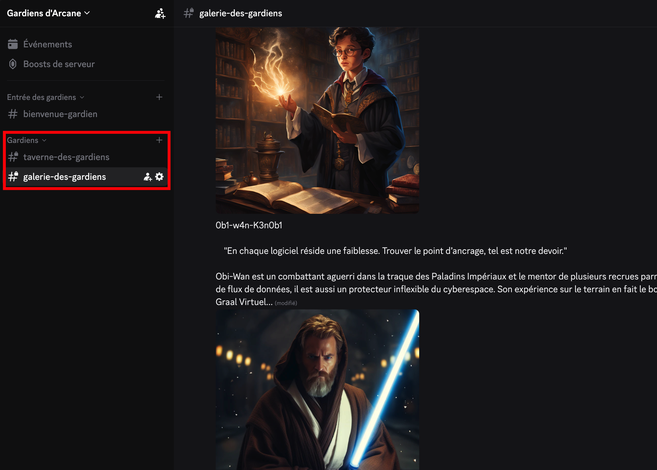 Discord — Guardian role and new channels