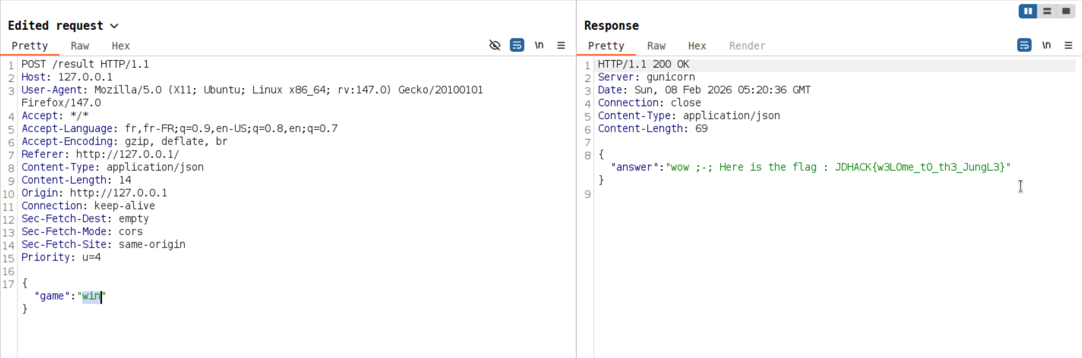 Screenshot of the main page